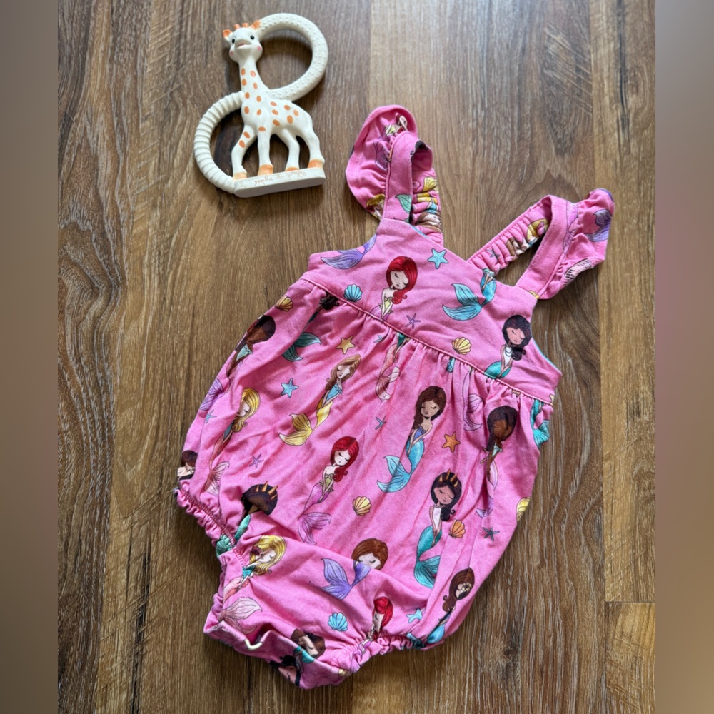 SweetHoney Pink Mermaid Bodysuit